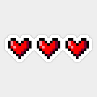 Hearts Hearts Hearts Sticker